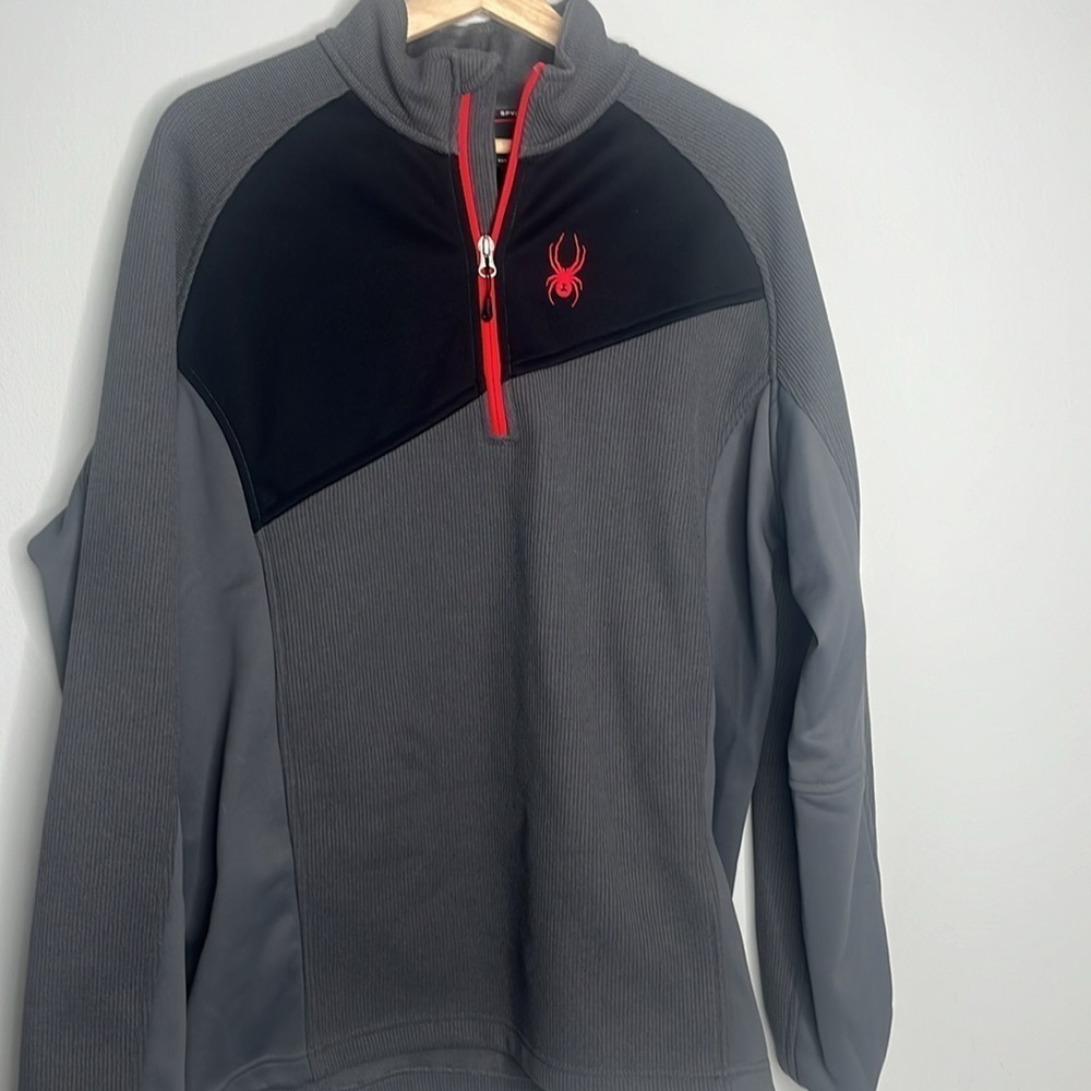 Men’s Large Spyder Quarter Zip Sweatshirt